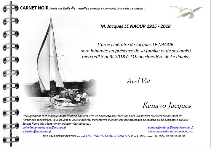 LE NAOUR Jacques 1925 - 2018