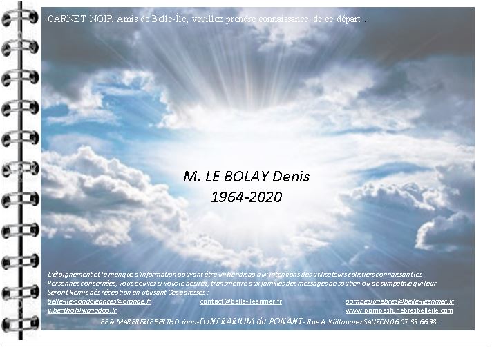 LE BOLAY Denis